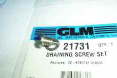 21731 Draining screw set