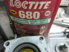 680 Loctite retaining compound