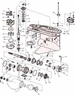 Evinrude/Johnson outboard parts drawing