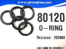 80120 OMC O-rings